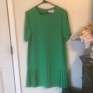 Pleated bottom dress